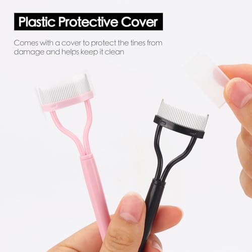 Eyelash Separator Tool Set - 4 Metal Lash Combs for Perfect Lashes