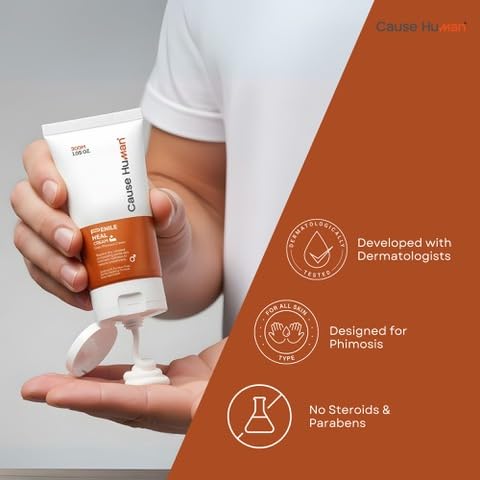 Penile Heal Cream - Advanced Foreskin Conditioning Moisturizer for Phimosis Relief | Redness & Scar Repair (1)