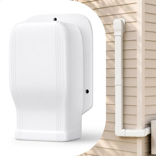 5" Mini Split Wall Cover Kit - Decorative PVC Line Set Cover