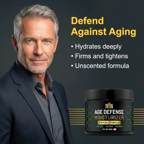 Men's Peptide Wrinkle Cream - Anti-Aging Face Moisturizer 2oz