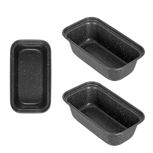 Walooza Mini Loaf Pan Set - 6x3 Inch Nonstick Baking Pans