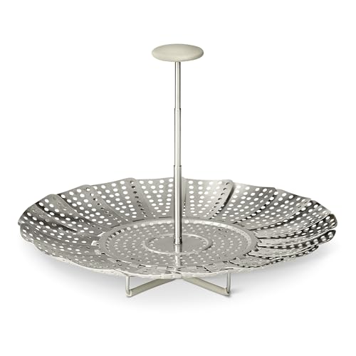 Amazon Basics Expandable Stainless Steel Steamer Basket 5.6-9.25 in