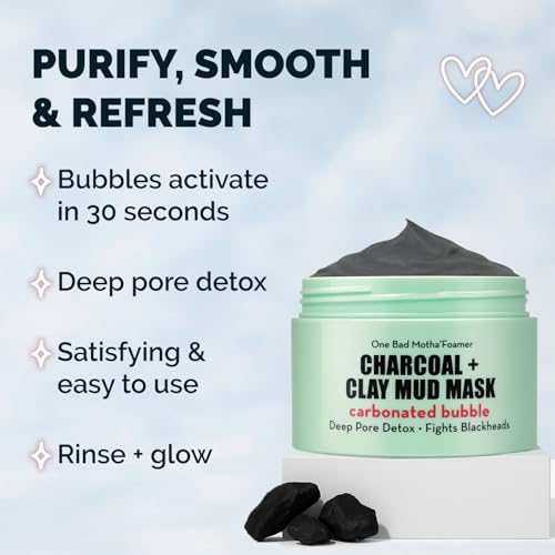 Elizabeth Mott Carbonated Bubble Clay Mask - Deep Pore Cleansing Charcoal Mask
