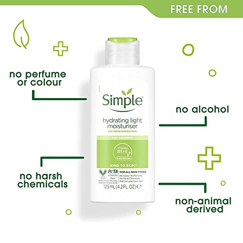 Simple Sensitive Skin Hydrating Light Moisturizer 4.2 oz - Pack of 3