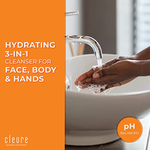 Cleure Fragrance Free Body Wash for Sensitive Skin & Eczema - 12 oz (Pack of 1)