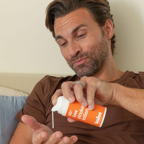 Cake So-Low Stroker Lotion 3.3 fl oz - Moisturizing Lubricant for Men, Cruelty-Free & Fragrance-Free