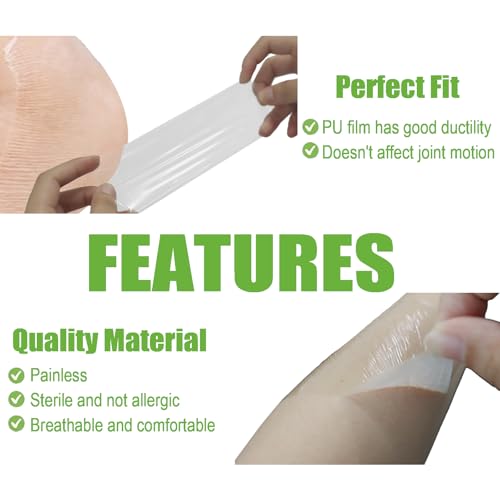 Beoncall 6in×10yd Waterproof Tattoo Aftercare Bandage Tape - Skin Healing
