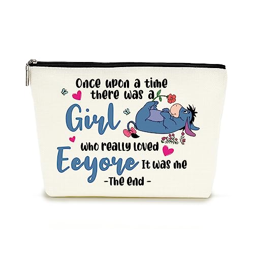 Donkey Cartoon Makeup Bag for Women - Cosmetic & Travel Pouch