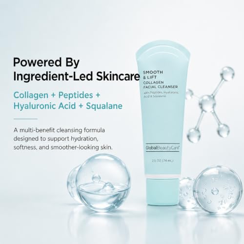 Global Beauty Care Collagen Facial Cleanser - Hydrating Face Wash (2-Pack)