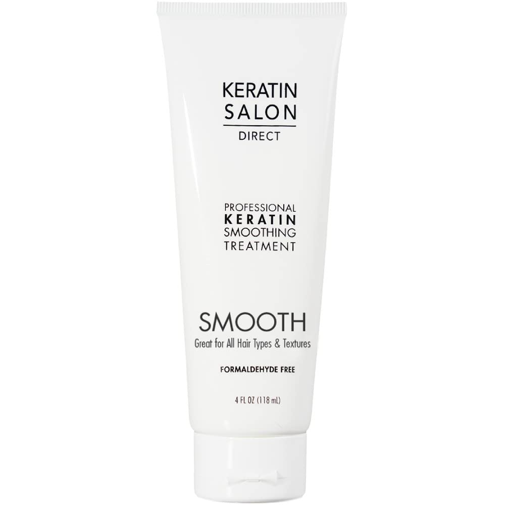 Keratin Hair Treatment - Frizz Control & Smoothing Cream | 4 oz, Formaldehyde Free for Curly & Damaged Hair