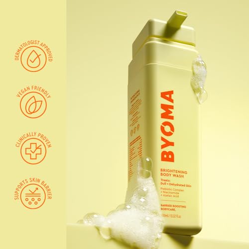 BYOMA Brightening Body Wash with Niacinamide & Azelaic Acid - Radiant Skin