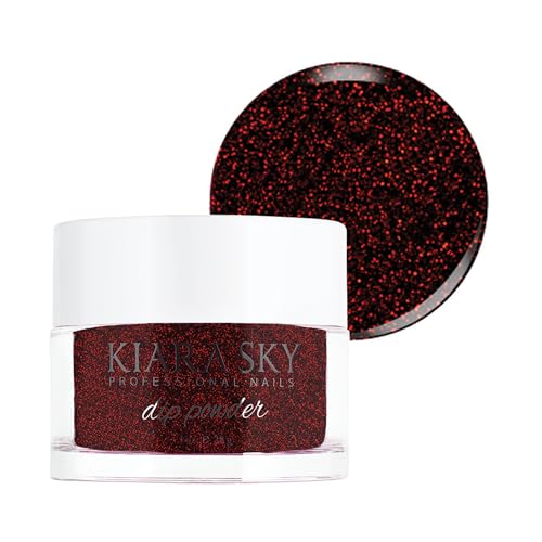 Kiara Sky Dip Powder - I'm Bossy Red Tones, 1 oz