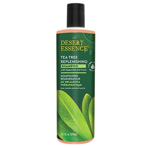 Desert Essence Tea Tree Shampoo with Peppermint, 12.7 oz | Moisture Balance & Scalp Refresh