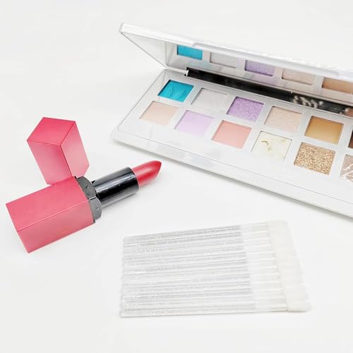 SACXFMC Silver Disposable Lip Gloss Wands - 600 Lip Brushes