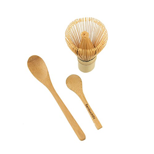 Bamboo Matcha Whisk Set - Chasen, Scoop & Teaspoon
