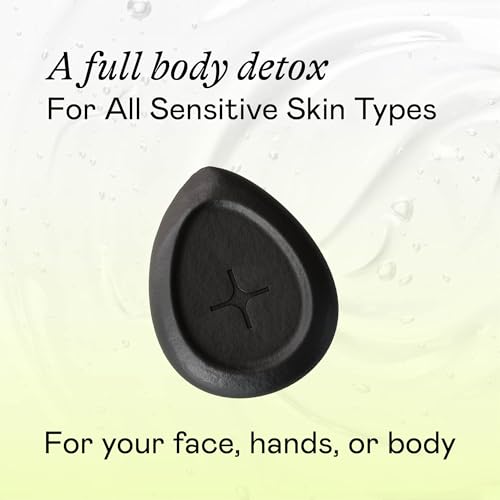 Doc & Glo Dr. Detox Charcoal Bar for Face & Body - Detox Bar Soap, 3.5 Oz
