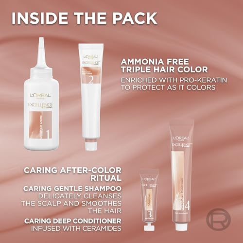 L'Oreal Paris Excellence 9N Natural Light Blonde Hair Color Kit - Ammonia Free Gray Coverage