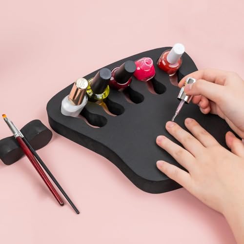 ButterFox Nail Polish Organizer Holder - Black Nail Art Stand