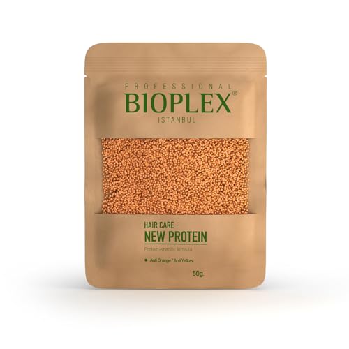 Bioplex New Miraculous Tiny Golden Protein Balls - Anti-Breakage Formula for Bleaching, Coloring and Creating Beautiful Blonde Hair 50gr