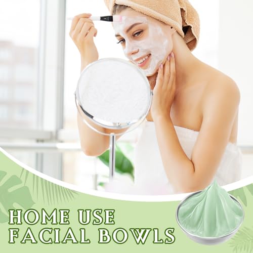 12 Pcs Stainless Steel Face Mask Mixing Bowls - 3.23 Inch Small Facial Bowls