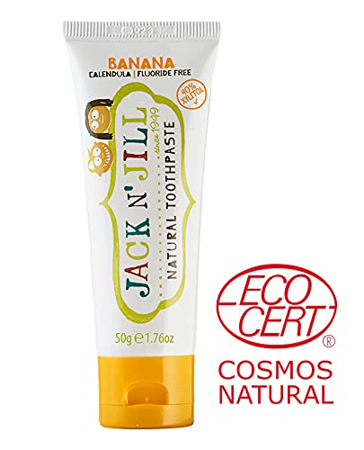 Jack N' Jill Natural Banana Toothpaste 1.76oz (Pack of 2)