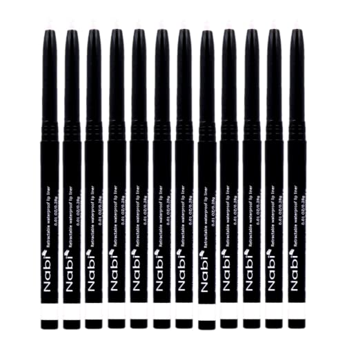 Beauty Spot Retractable Waterproof Eyeliner Pencil - White (12-Pack)