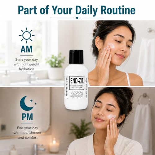 End-zit Blemish Control Moisturizer for Acne Prone Skin, Oil-Free, 2 oz