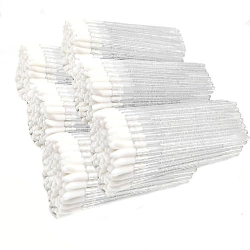 SACXFMC Silver Disposable Lip Gloss Wands - 600 Lip Brushes