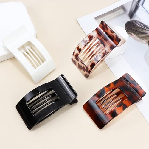 Velscrun Large Flat Hair Clips for All Hair Types - Matte Finish