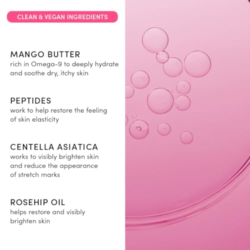 Evereden Nourishing Stretch Mark Cream (4 fl.oz): Clean & Vegan Cream for Pregnancy and Postpartum | Pregnancy Stretch Mark Prevention | Rich in Vitamins & Minerals | Valentine Gifts for Women