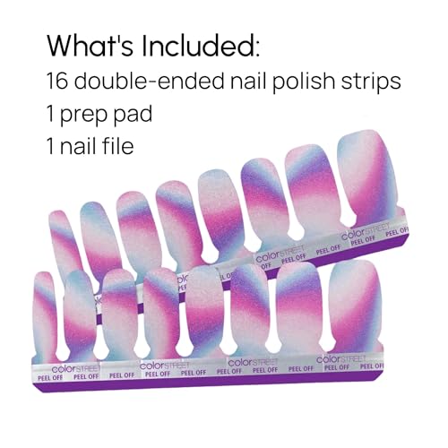 Wander Luster Nail Polish Strips - 16 Double-Ended Gradient Shimmer
