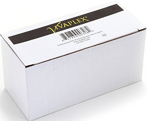 Vivaplex 5.5ml Clear Lip Balm Tubes with White Caps - 50 Count