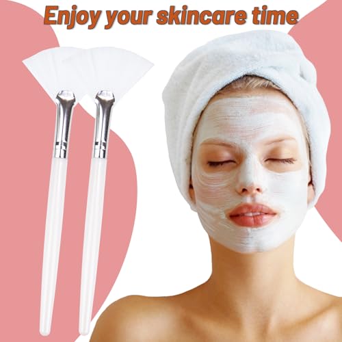 Suptizizkz White 20-Piece Fan Makeup & Facial Brush Set Reusable Cosmetic Tools