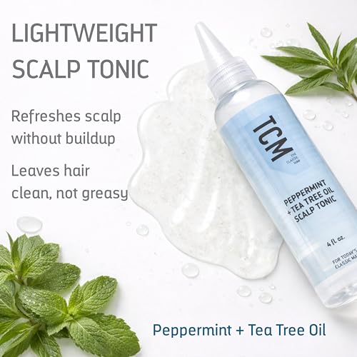 TCM Peppermint & Tea Tree Scalp Tonic - Clarifying Treatment, 4 Fl Oz