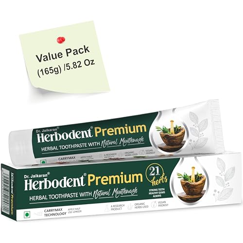Herbodent Premium Neem Toothpaste with 21 Organic Herbs - 5.82oz