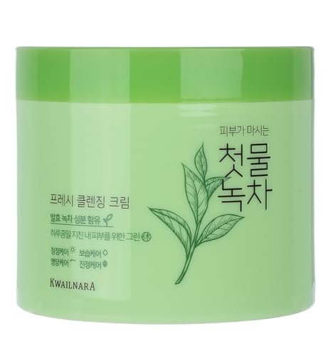 Kwailnara The First Green Tea Fresh Cleansing Cream - 300g