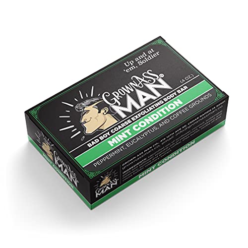 Grown Ass Man Co. Mint Condition Coarse Exfoliant Body Bar