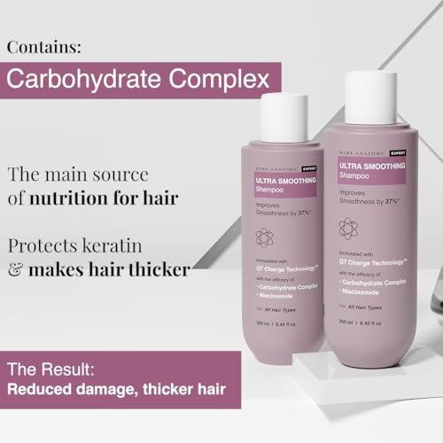 Bare Anatomy Ultra Smoothing Shampoo for Dry & Frizzy Hair - 250ml