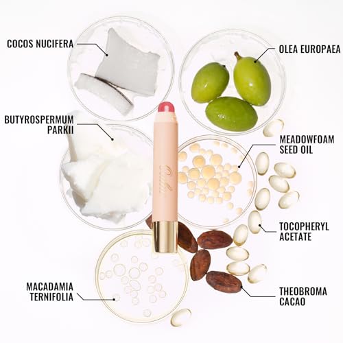 Oulac Pumpkin Please! Lipstain & Blush Duo, Moisturising Vegan Lip Balm & Cheek Tint