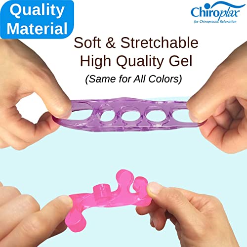 Chiroplax Lavender Gel Toe Separators for Bunion Relief