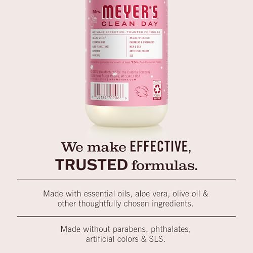 Mrs. Meyer's Peppermint Liquid Hand Soap with Essential Oils - 370 ml