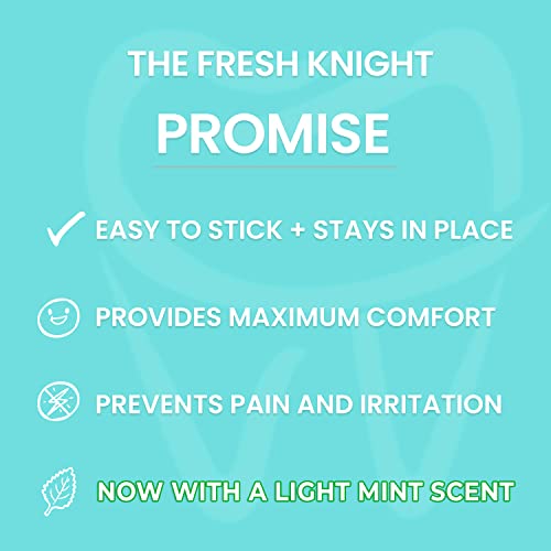 Fresh Knight Orthodontic Wax Strips - 50 Premium Mint Strips
