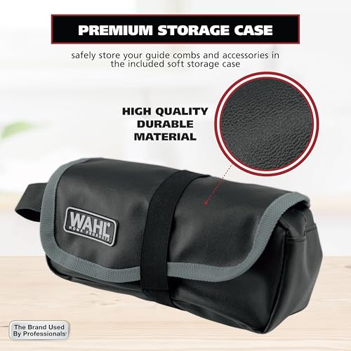 Wahl Edge Pro Bump Free Corded Beard Trimmer for Men Touch Up Trimmer & Grooming Detailer Kit ? Perfect for Edging Beards, Mustaches, Hair, & Stubble, ? Model 9686-300