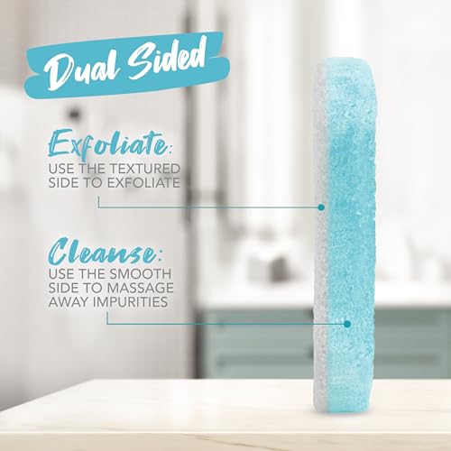 Spongeables Pedi Scrub Foot Exfoliating Wash Sponge Set - 2 Count