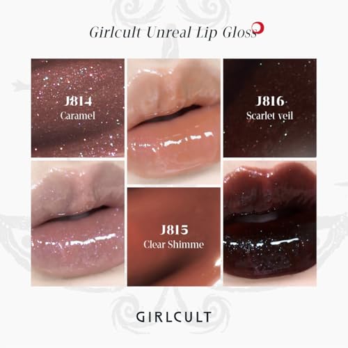 GIRLCULT Jelly Lip Glaze Tinted Gloss - Buildable Color & Glassy Shine