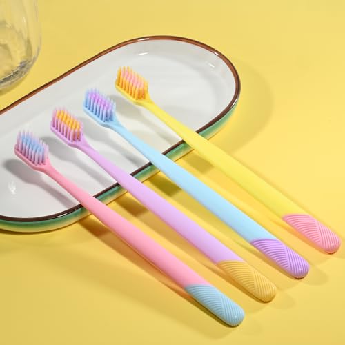 VIWIK 10-Pack Extra Soft Toothbrushes for Sensitive Teeth