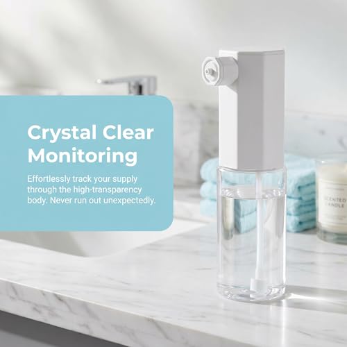 Rechargeable Touchless Foam Soap Dispenser for Kitchen & Bathroom