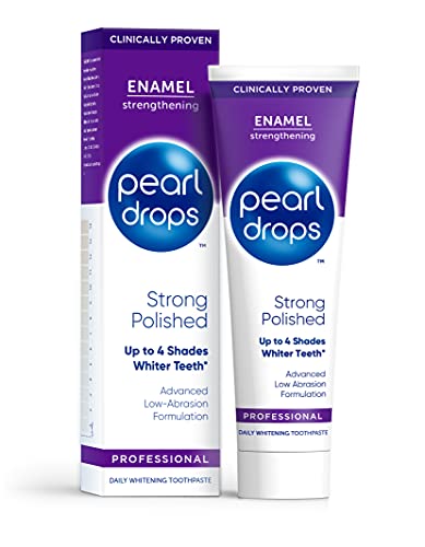 Pearl Drops Strong White Toothpaste with Enamel Strengthening - Mint Flavour, 75ml