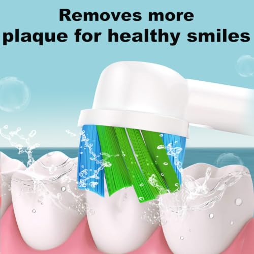 16-Pack Oral B Electric Toothbrush Replacement Heads | Compatible with Pro 1000, Genius X, Vitality, Smart 1500