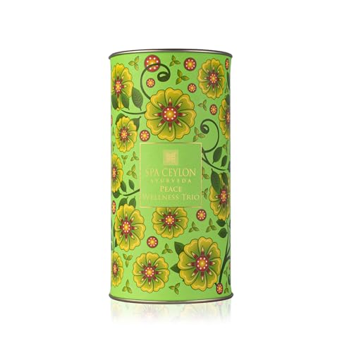 SPA CEYLON Peace Wellness Trio Set - Ayurvedic Bath Gift Set